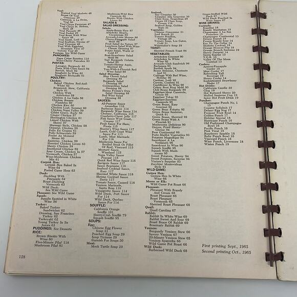 Vintage 1965 Adventures in Wine Cookery by California Winemakers - Picture 14 of 16